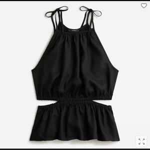BNWT Jcrew Linen Cut Out Top